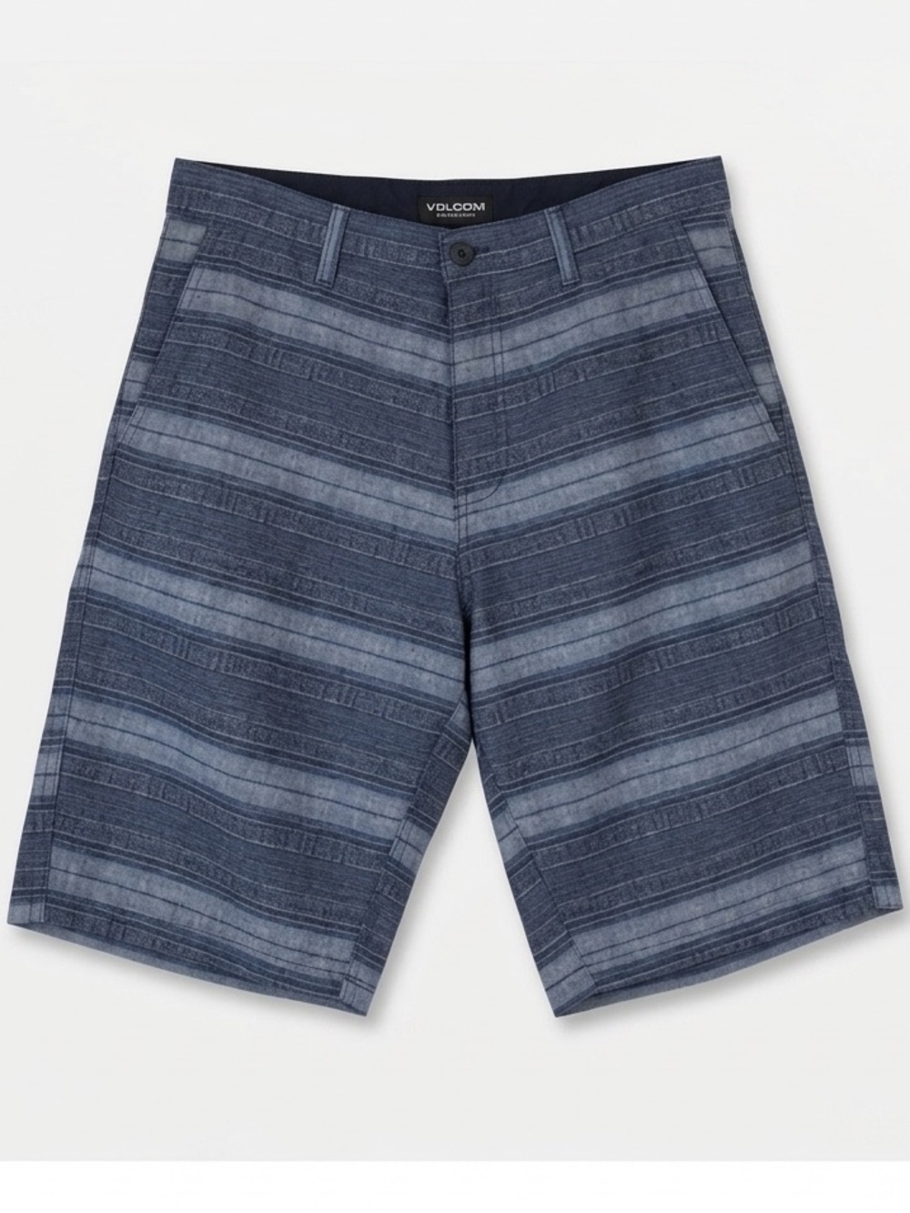 Volcom Surf & Turf Hybrid Chino Board Shorts Grey Striped Men’s Size 31